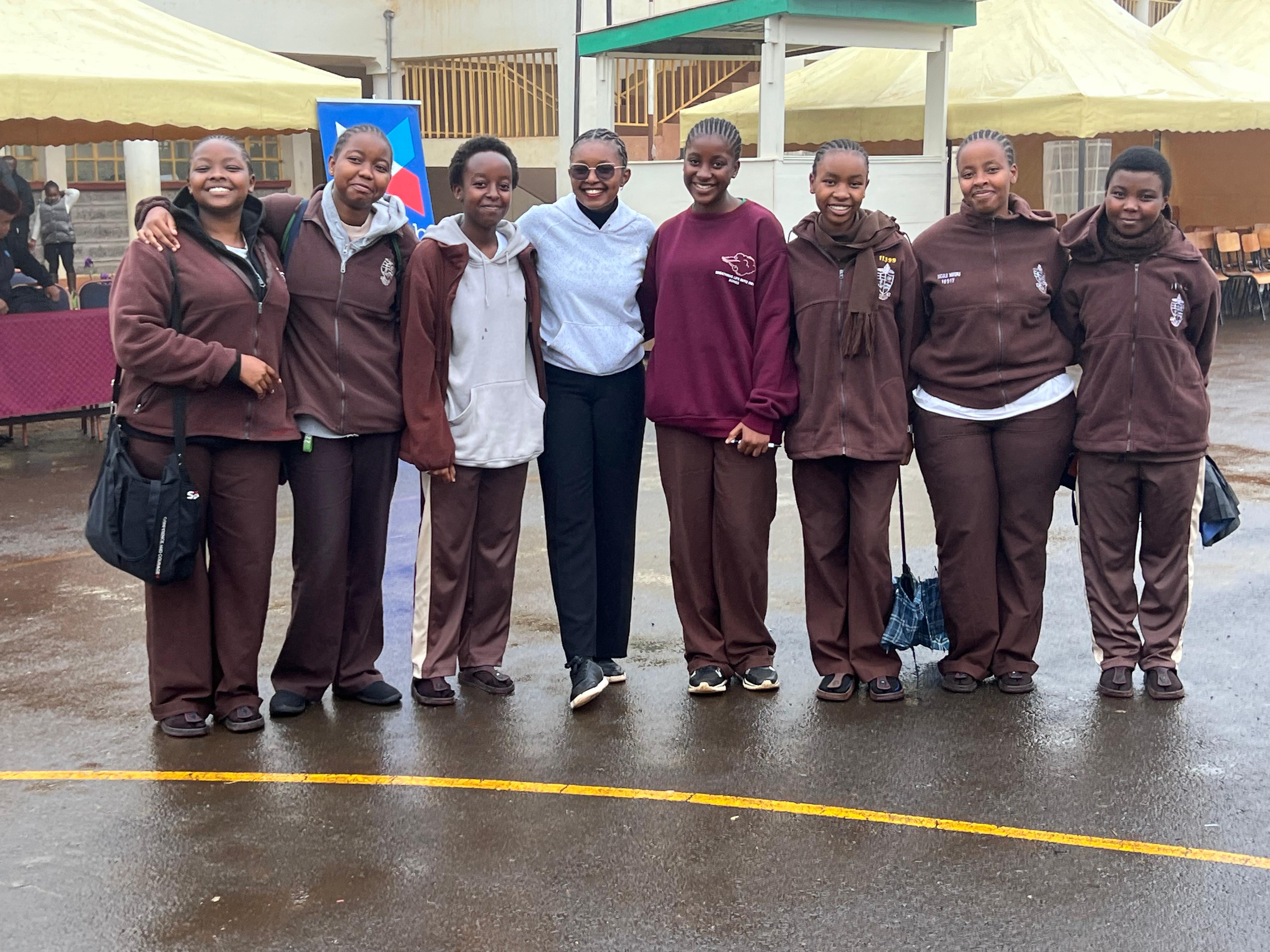 Mentorship at Limuru girls in Kenya